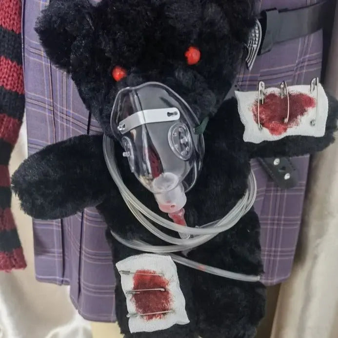 Bloody Gothic Bear Shoulder Bag Puppy's Aesthetics