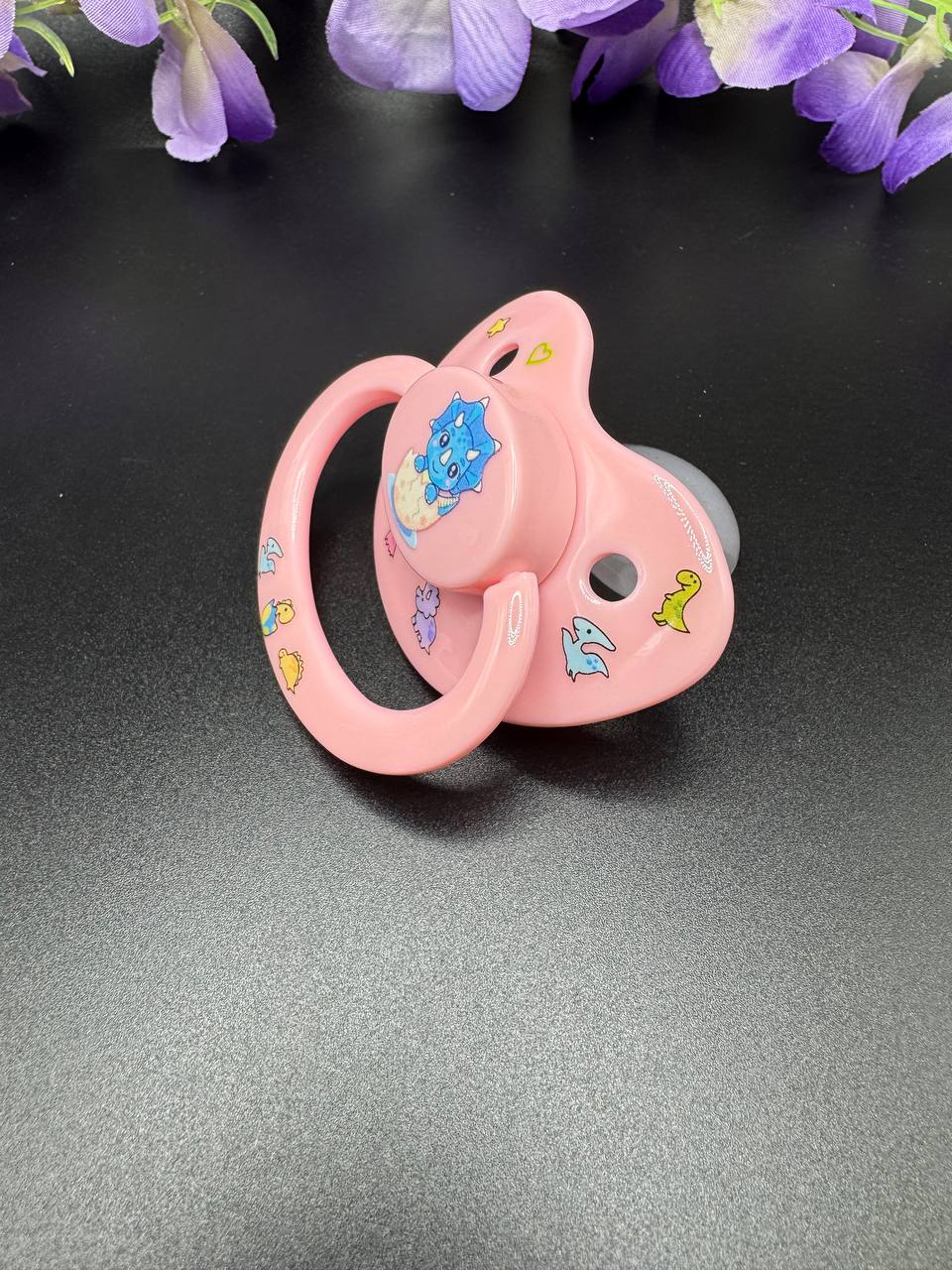 Glow In The Dark Adult Pacifier - Dinosaurs