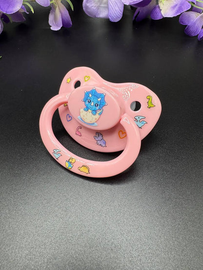Glow In The Dark Adult Pacifier - Dinosaurs - Puppy's Aesthetics