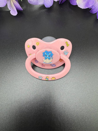 Glow In The Dark Adult Pacifier - Dinosaurs - Puppy's Aesthetics