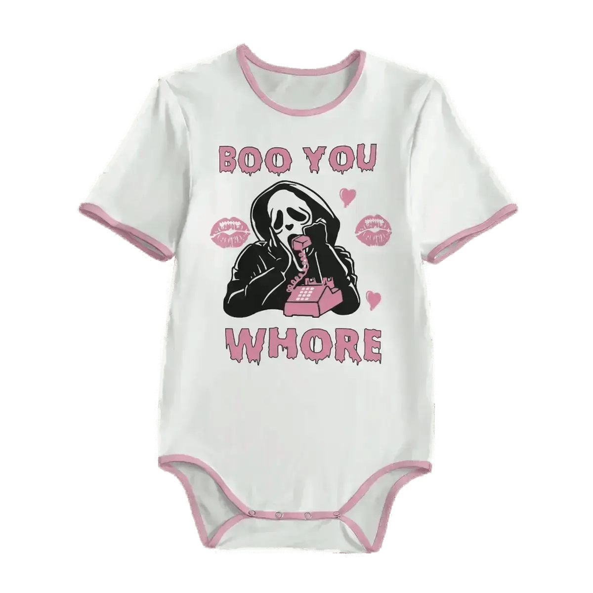 'Boo You Whore' Unisex Adult Onesie Bodysuit Puppy's Aesthetics