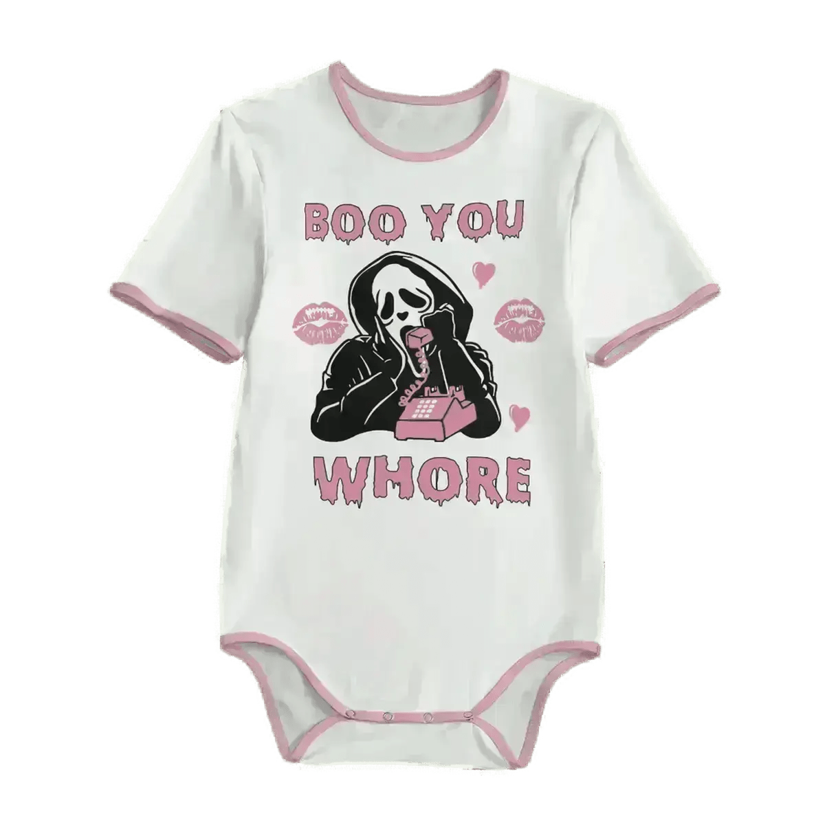 'Boo You Whore' Unisex Adult Onesie Bodysuit Puppy's Aesthetics