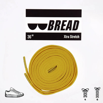 Bright Corona Yellow Elastic Shoelaces - Puppy's Aesthetics