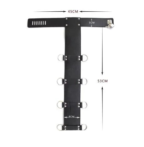 Playtime Restraints Harness | Adjustable BDSM Kink Set - Puppy's Aesthetics
