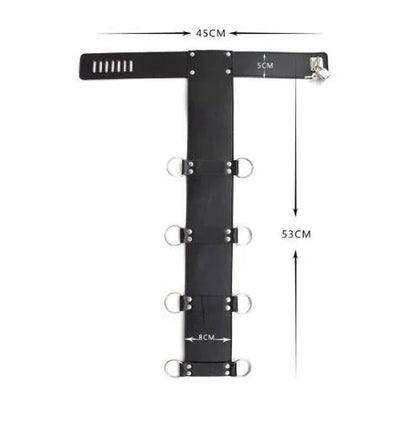 Playtime Restraints Harness | Adjustable BDSM Kink Set - Puppy's Aesthetics
