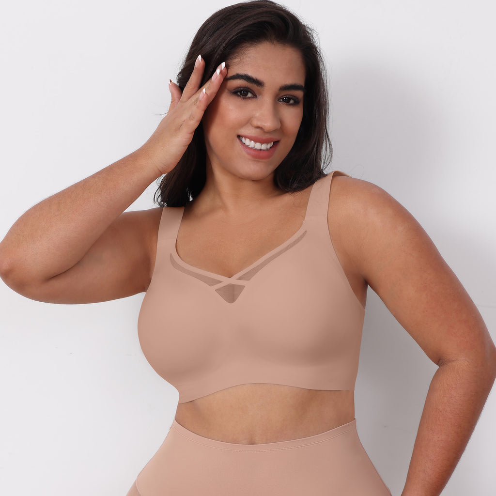Curve Luxe Gel-Padded Plus Size Bra