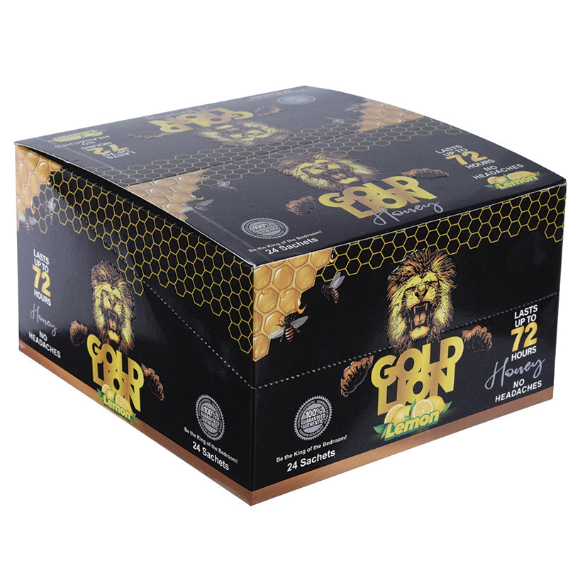 USA Only - Gold Lion Lemon Honey Display of 24