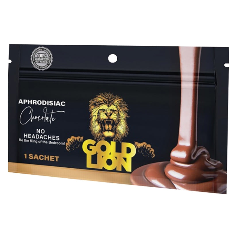 USA Only - Gold Lion Chocolate Single Pack Display of 24