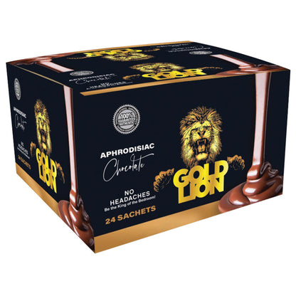 USA Only - Gold Lion Chocolate Single Pack Display of 24
