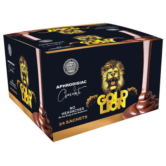USA Only - Gold Lion Chocolate Single Pack Display of 24
