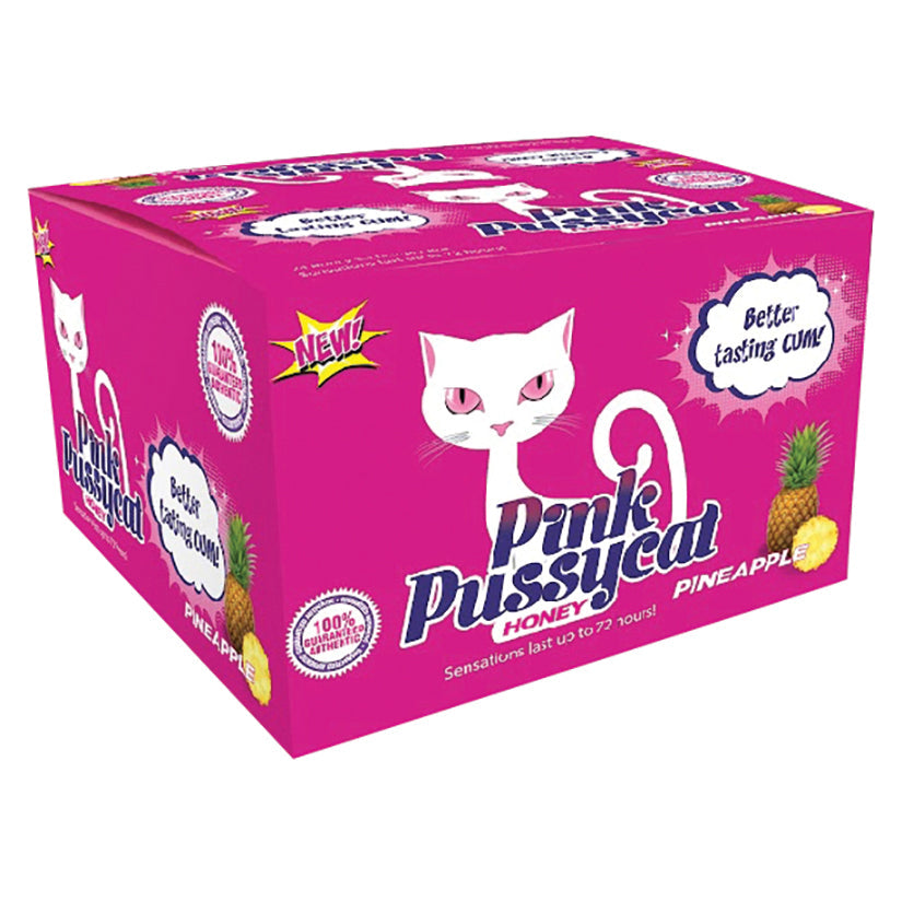 USA Only - Pink Pussycat Pineapple Honey Single Pack Display of 24