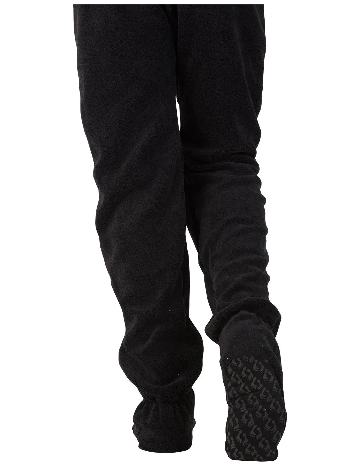 Jet Black Adult Hoodie Chenille Onesie - Puppy's Aesthetics