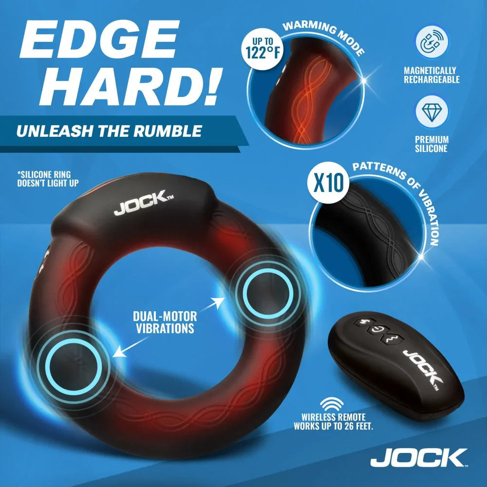 Rumbler Vibrating & Warming C-Ring - Puppy's Aesthetics