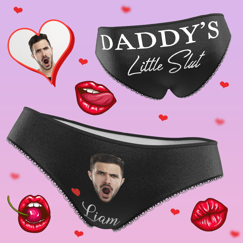 Personalized Daddy's Little Slut Panties - Puppy's Aesthetics