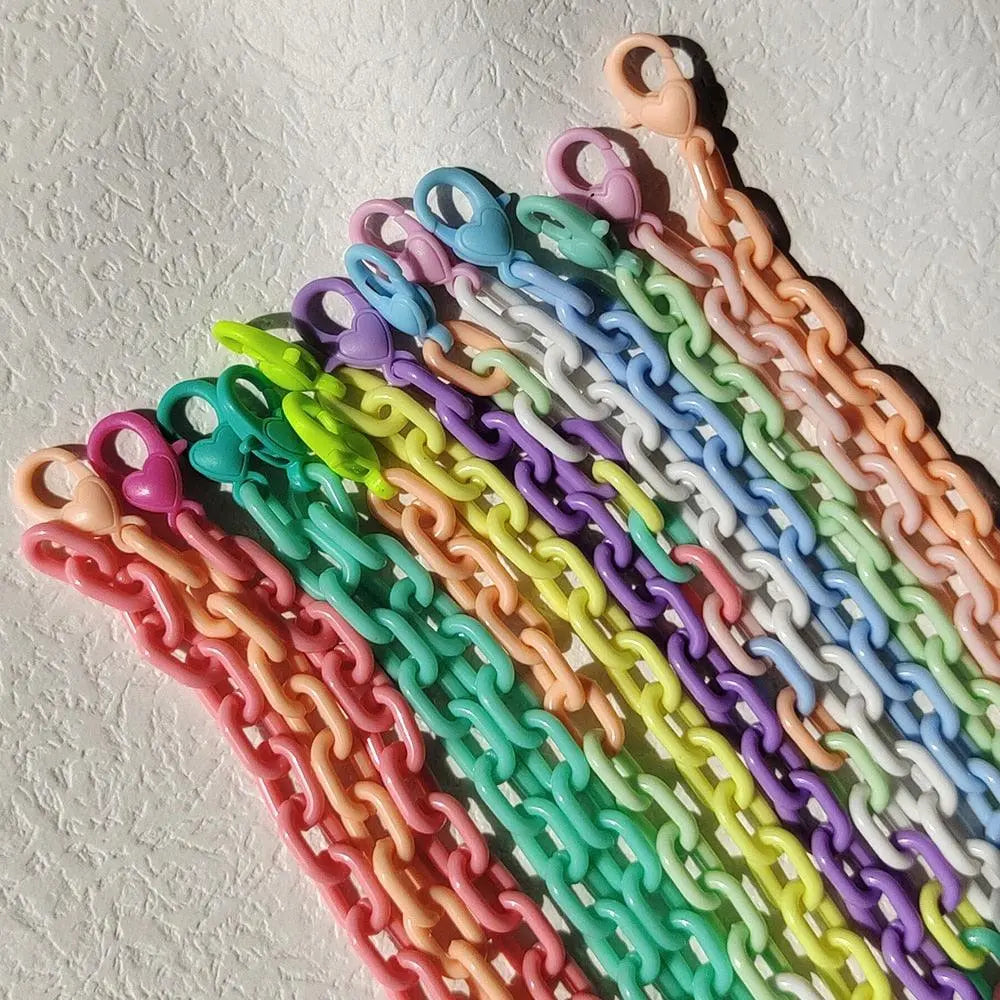 Candy Color Chain Necklace Puppy's Aesthetics