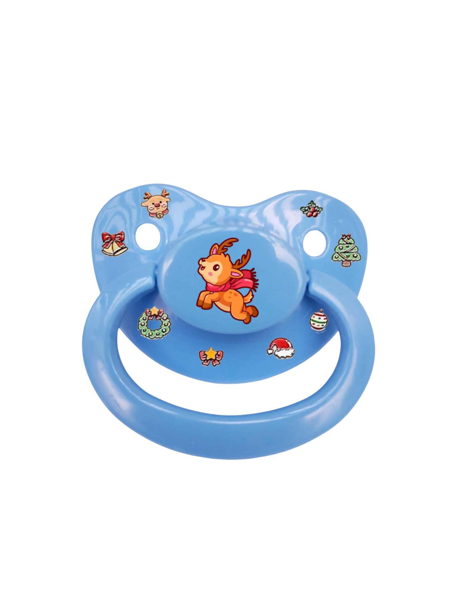 Deco Adult Pacifier - Glow In The Dark Christmas Pacifier