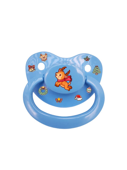 Deco Adult Pacifier - Glow In The Dark Christmas Pacifier - Puppy's Aesthetics
