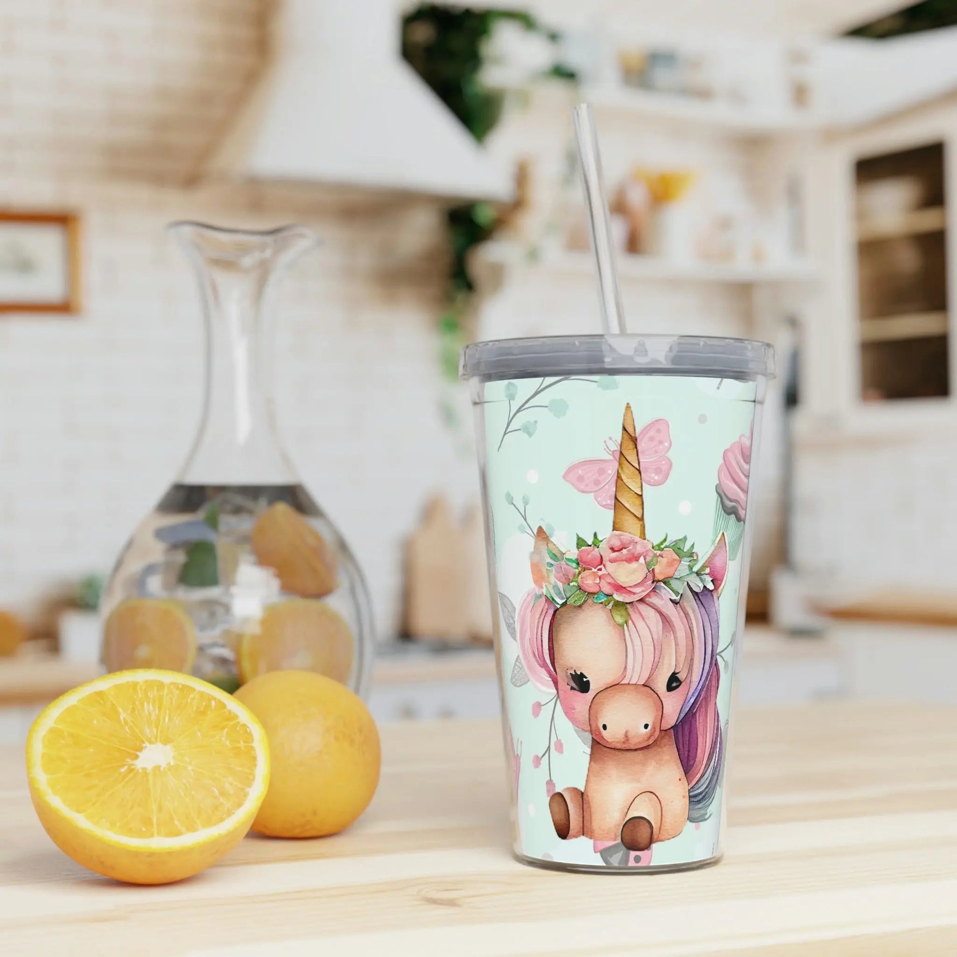 Cute Baby Unicorn Tumbler Puppy's Aesthetics