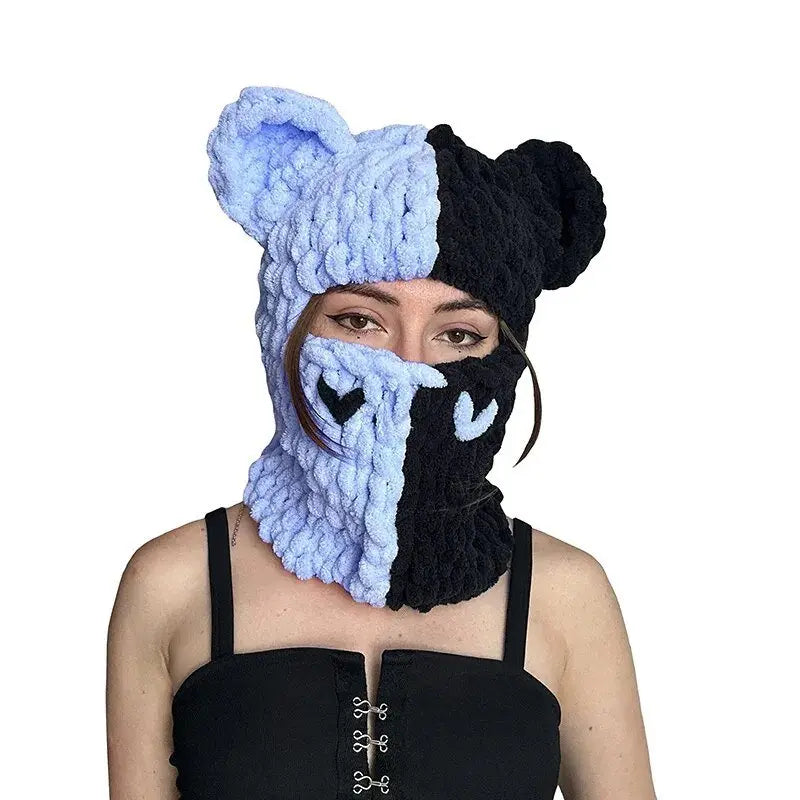 Cute Bear Knitted Winter Hat Puppy's Aesthetics