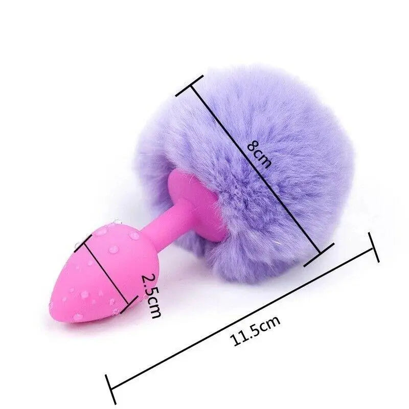 Cute Bunny Tail Anal Plug Puppy's Aesthetics