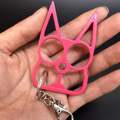 Cute Cat Self Defense Keychain Puppy's Aesthetics
