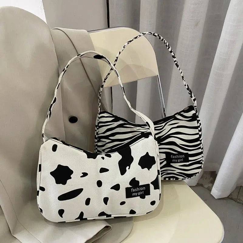 Cute Cow Zebra Bag Puppy's Aesthetics