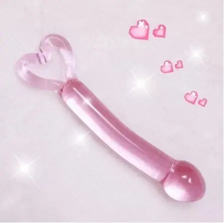 Cute Crystal Glass Dildo Puppy's Aesthetics