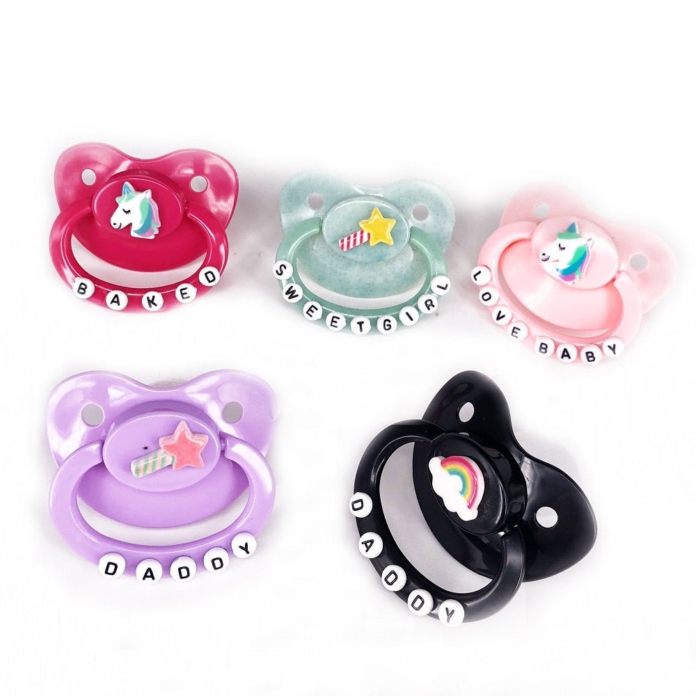 Cute 'Daddy' Adult Pacifier (Colors) Puppy's Aesthetics