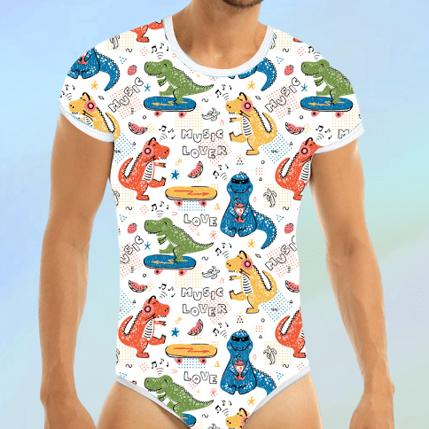 Cute Dinosaur Adult Onesie Puppy's Aesthetics