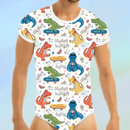 Cute Dinosaur Adult Onesie Puppy's Aesthetics