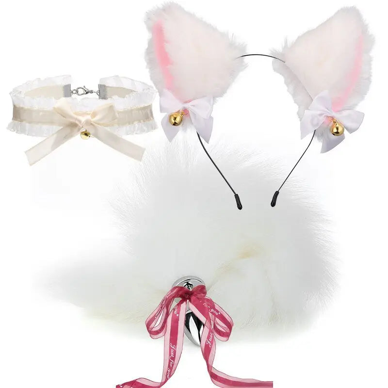 Cute Kitten Anal Tail Set (Colors) Puppy's Aesthetics