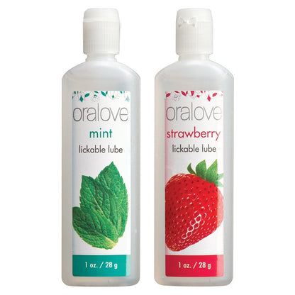Oralove Delicious Duo Lube-Strawberry & Mint