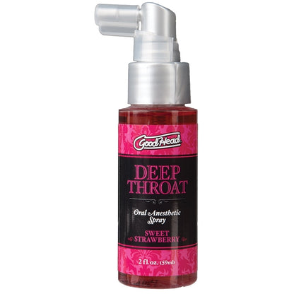 GoodHead Deep Throat Spray-Sweet Strawberry 2oz