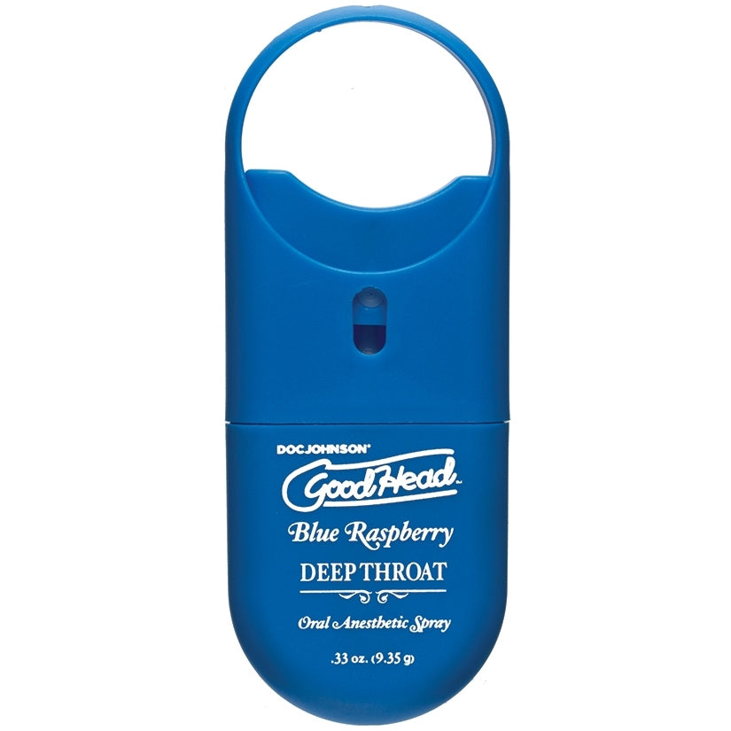 GoodHead Deep Throat Spray To-Go-Blue Raspberry 0.33oz