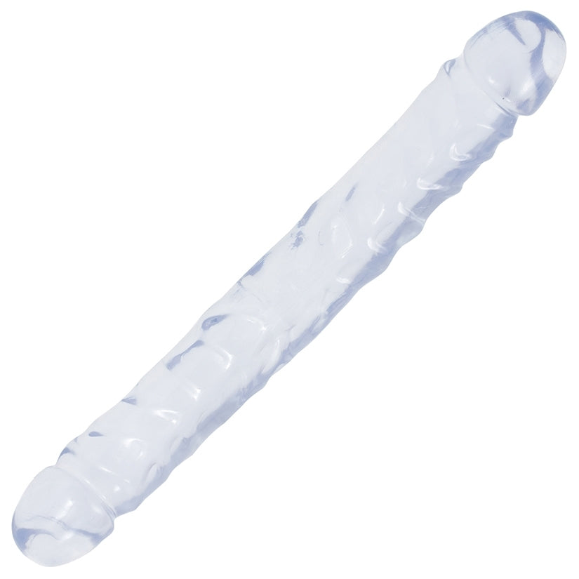 Crystal Jellies Double Dong-Clear 12
