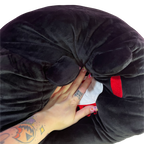 Gloomy Bear Black Mochi Cube Plush Pillow