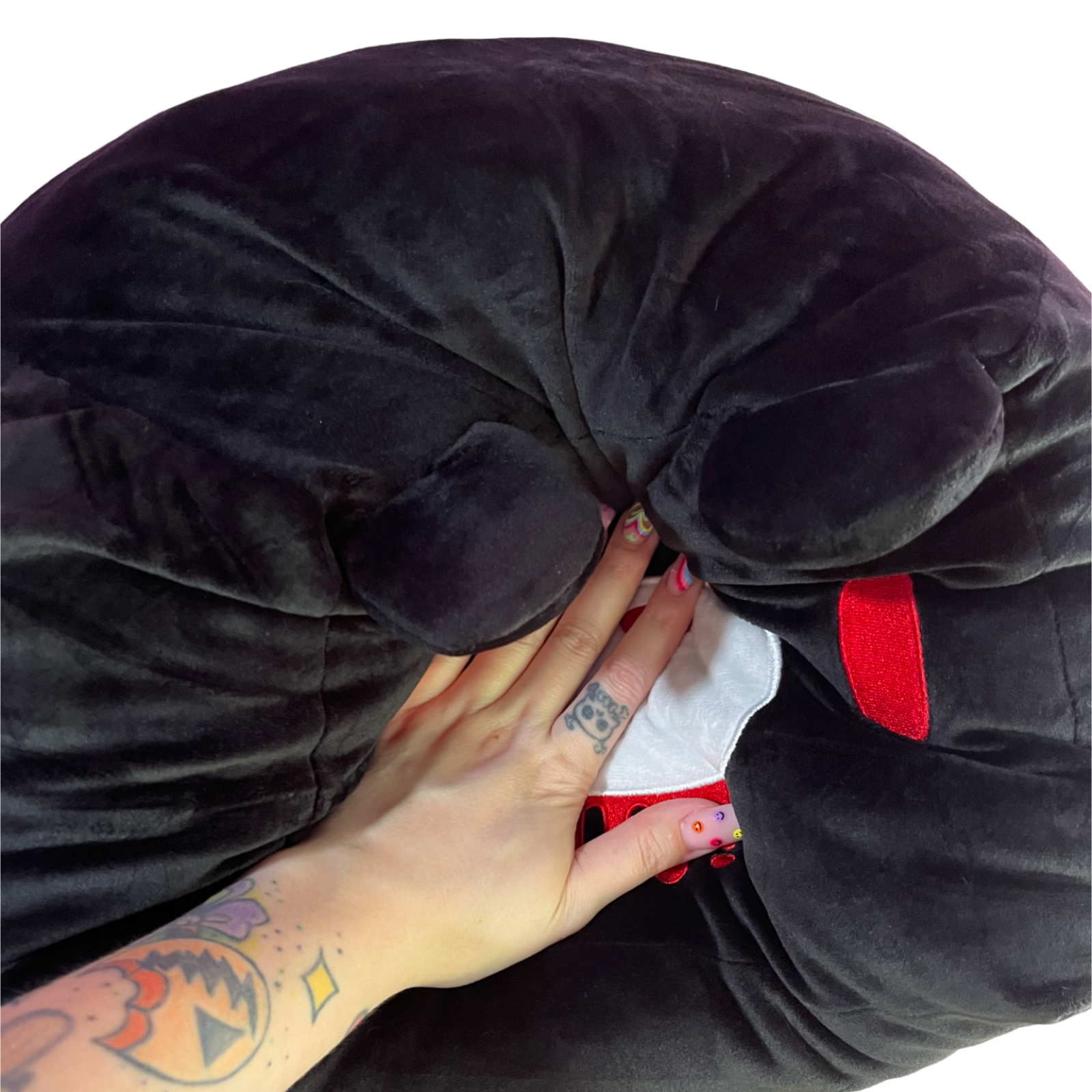 Gloomy Bear Black Mochi Cube Plush Pillow