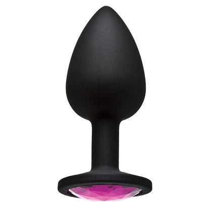 Booty Bling Silicone Plug Small-Pink