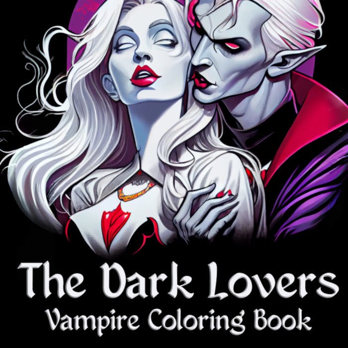 Dark Lovers Vampire Digital Coloring Book Puppy's Aesthetics