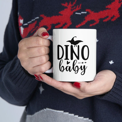 Dino Baby Ceramic Mug Puppy's Aesthetics