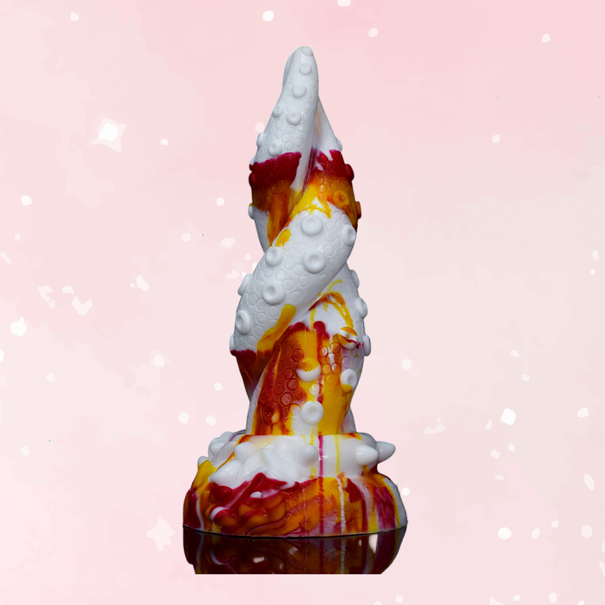 Cosmic Tentacle Fantasy Dildo – Liquid Platinum Silicone in Magical Colors