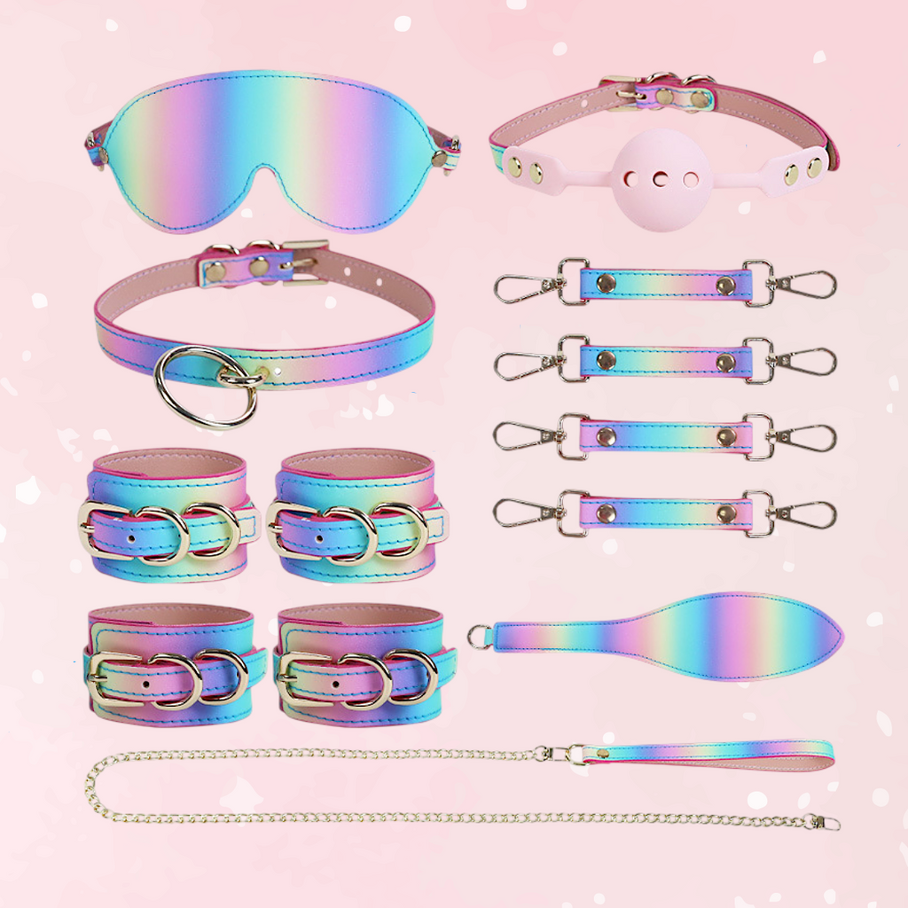 Pastel Dream 8-Piece Bondage Set
