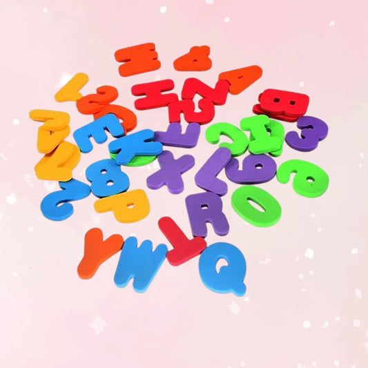 ABC 123 Splashy Foam Friends – 36pc Bath Toy Set - Puppy's Aesthetics