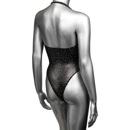 Radiance Deep Neck Body Suit - One Size - Black