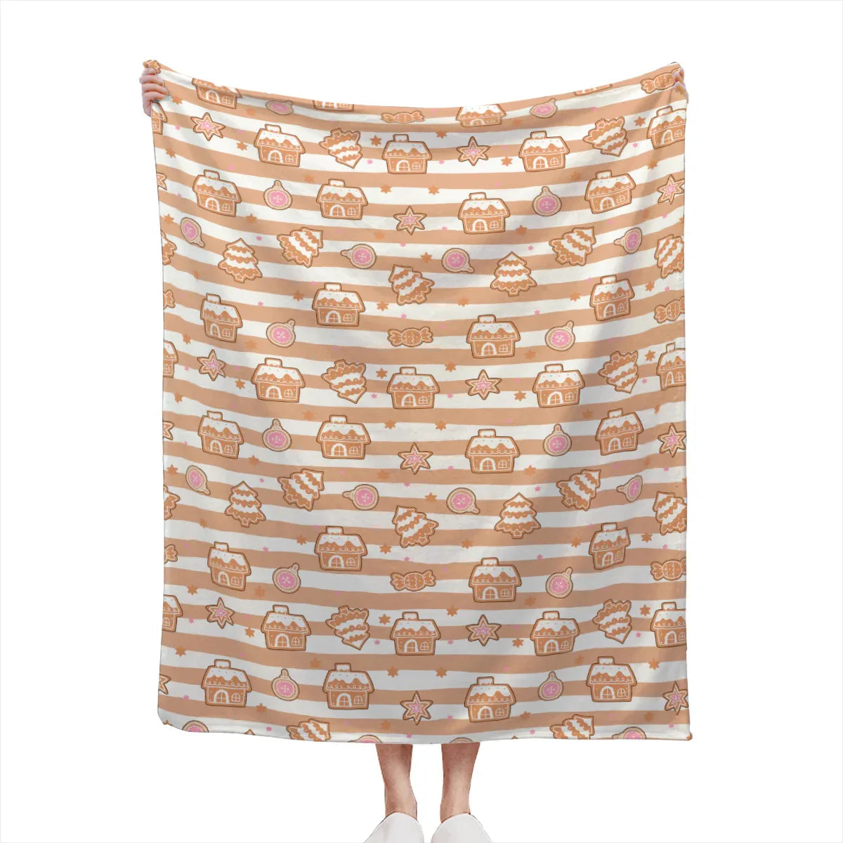Gingerbread Cutie Soft Blanket - Puppy's Aesthetics
