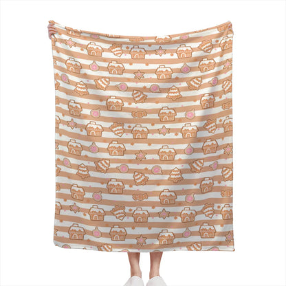 Gingerbread Cutie Soft Blanket - Puppy's Aesthetics