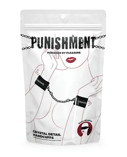 Punishment Crystal Detail Handcuffs - Puppy's Aesthetics