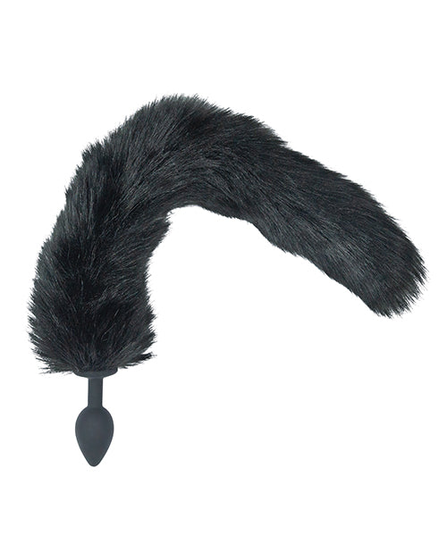 Punishment Black Fox Tail Plug