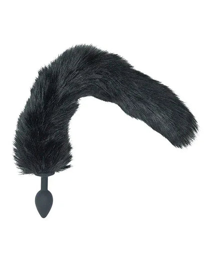 Punishment Black Fox Tail Plug - Puppy's Aesthetics