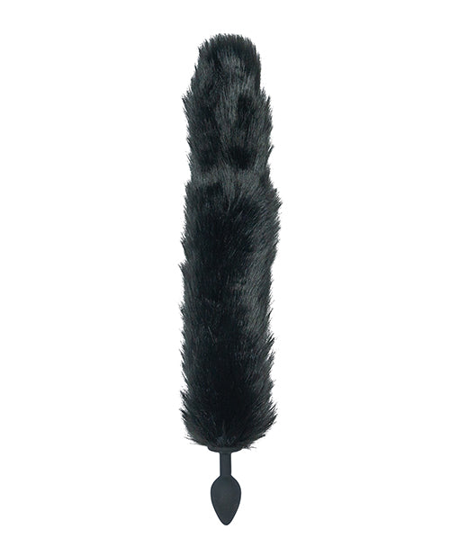 Punishment Black Fox Tail Plug